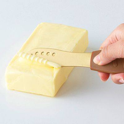 アイスクリームスプーン&バターナイフ（シリコンカバー付き）