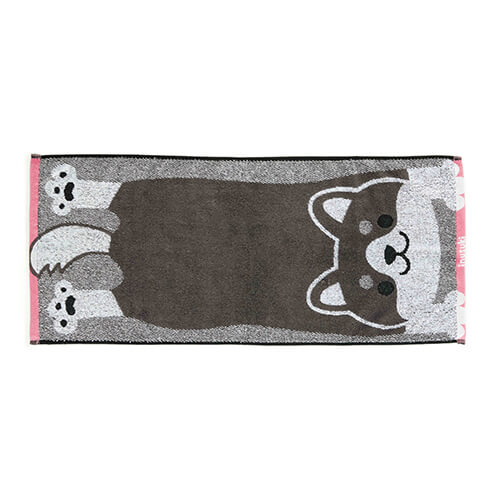 のび豆柴・のびちゃとらフェイスタオル