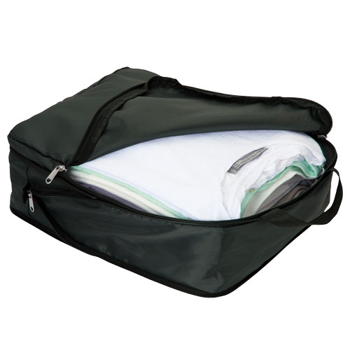 圧縮できるトラベルポーチ