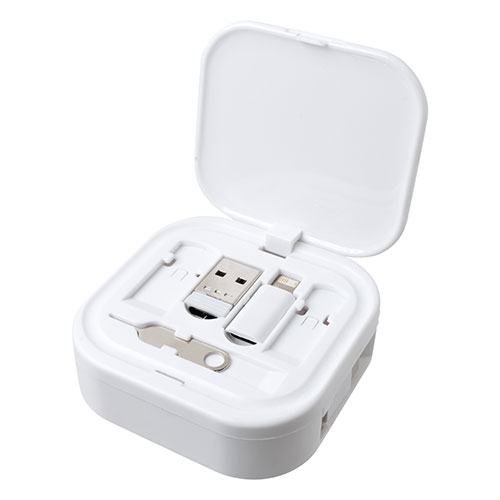 リール式マルチ充電ケーブル