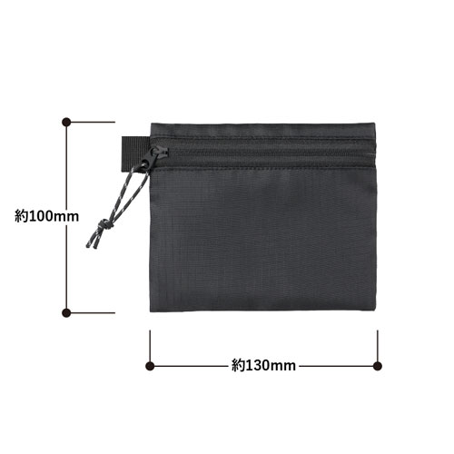 リップストップフラットポーチ(SS)