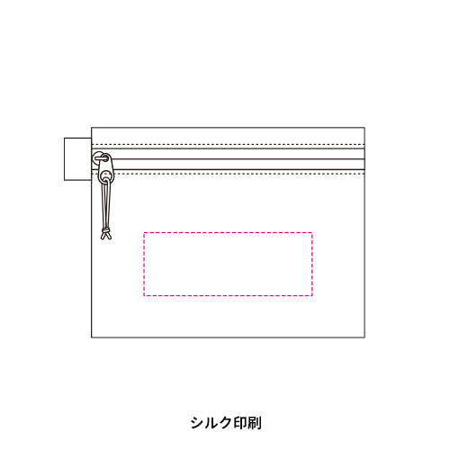 リップストップフラットポーチ(SS)