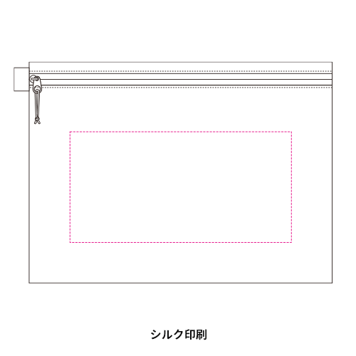 リップストップフラットポーチ（M）