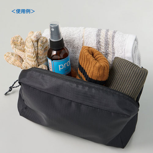 リップストップスクエアポーチ（L）