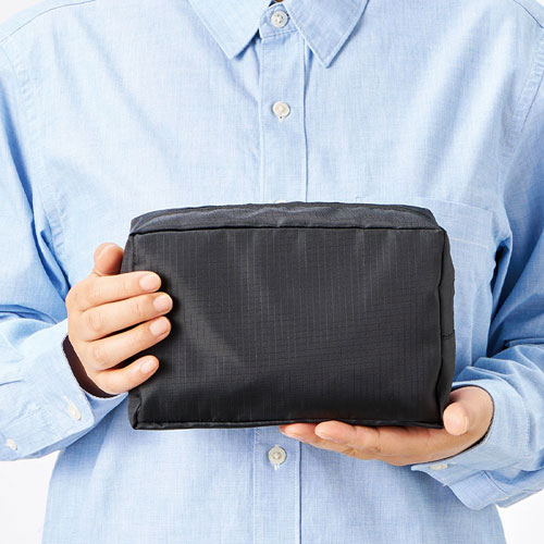 リップストップスクエアポーチ（L）