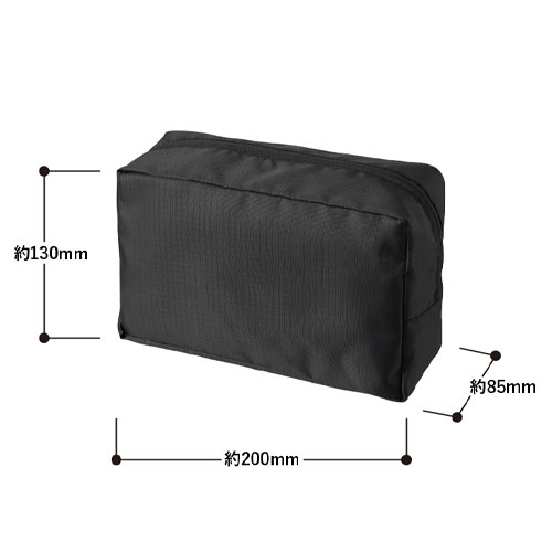 リップストップスクエアポーチ（L）