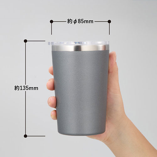 Zalattoクリアフタ付サーモタンブラー 350ml