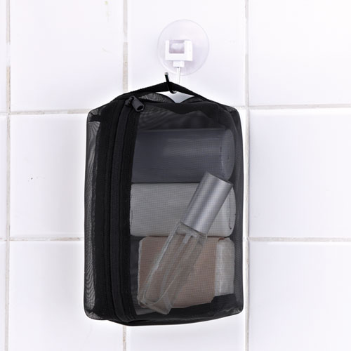 プラシャープ・取っ手付きメッシュボックスポーチ