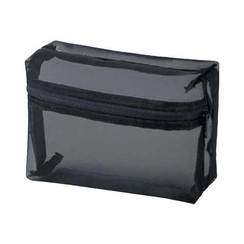 プラシャープ・取っ手付きメッシュボックスポーチ