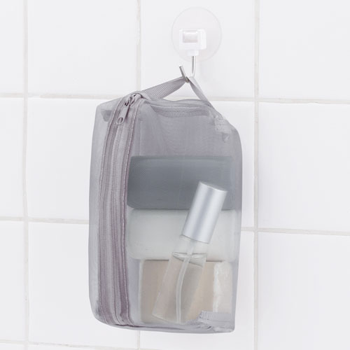 プラシャープ・取っ手付きメッシュボックスポーチ