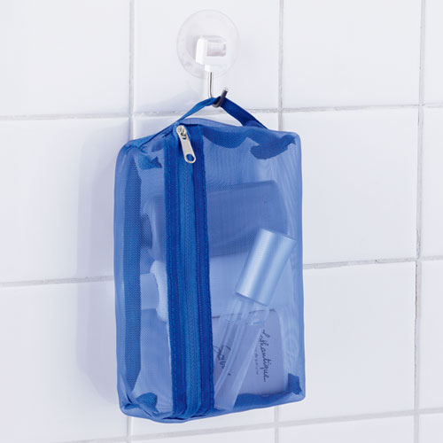 プラシャープ・取っ手付きメッシュボックスポーチ