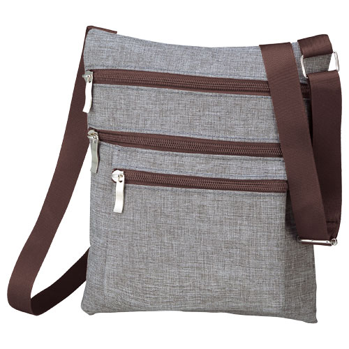 4ファスナーポケットショルダーバッグ