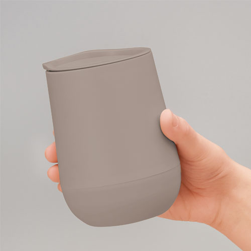 蓋付き二重構造ラウンドタンブラー