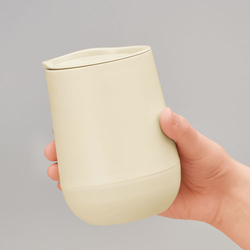 蓋付き二重構造ラウンドタンブラー