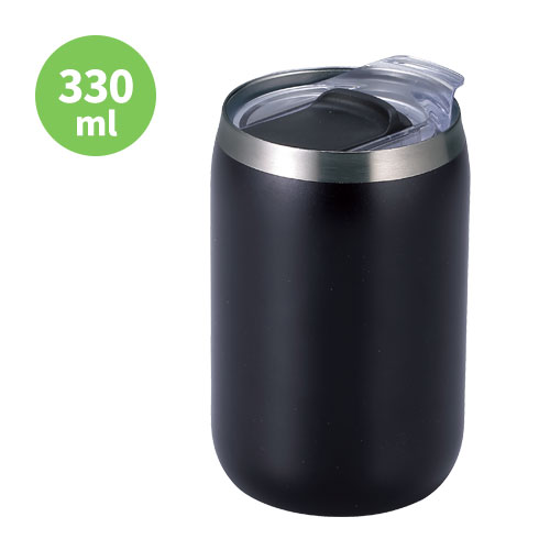 スライド式蓋付き真空二重構造ステンレスタンブラー