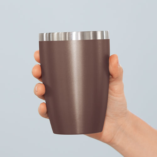 セラミック加工真空二重構造ステンレスタンブラー