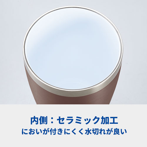 セラミック加工真空二重構造ステンレスタンブラー