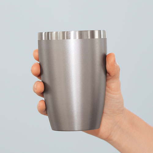 セラミック加工真空二重構造ステンレスタンブラー