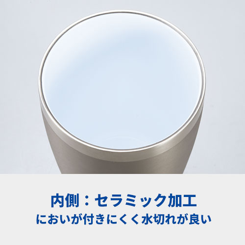 セラミック加工真空二重構造ステンレスタンブラー