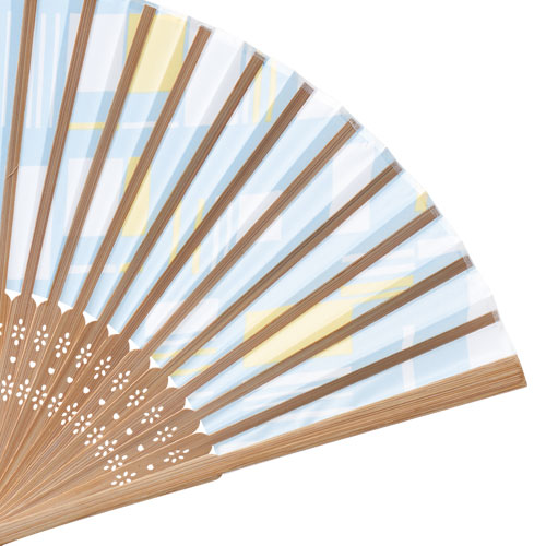 伊砂文様　涼彩扇子