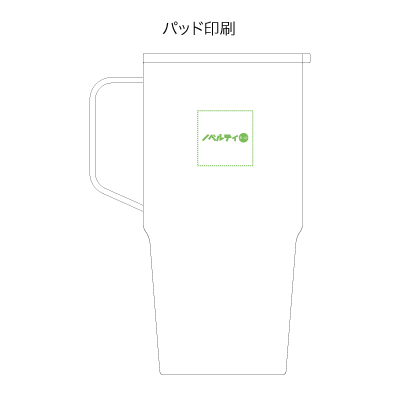 フタ付サーモトールマグ630ml