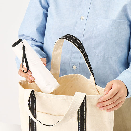 のびるハンドル5段遮光折りたたみ傘