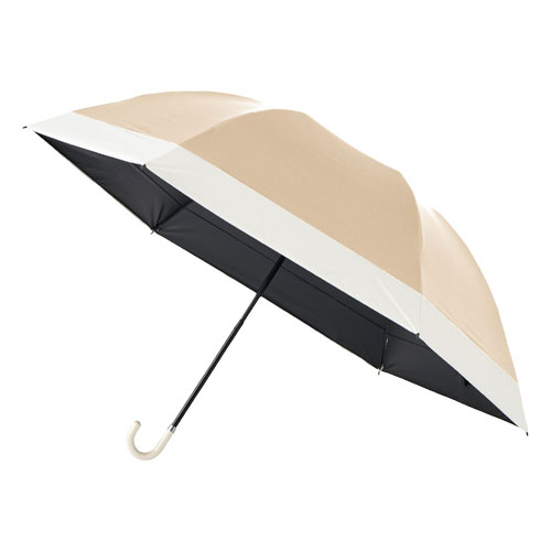 ドーム型ツートーン遮光折りたたみ傘