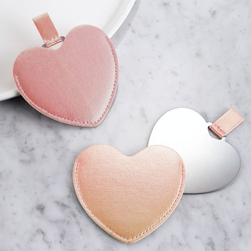 ハート型スリムプレートミラー