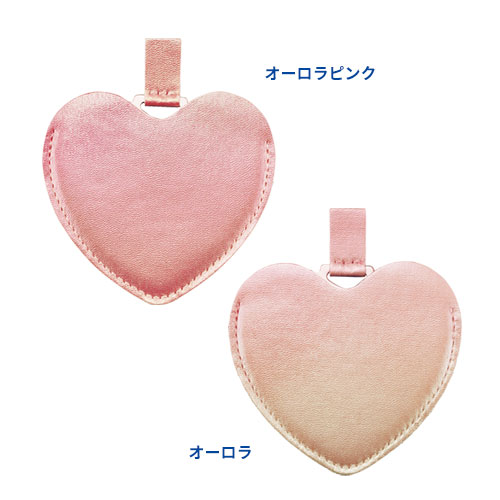 ハート型スリムプレートミラー