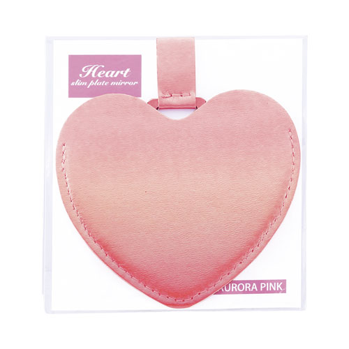 ハート型スリムプレートミラー