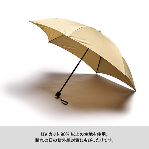 たたんでも伸ばしても使えるUV傘