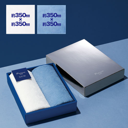 プラチナヴェール・ハンドタオル2Pセット