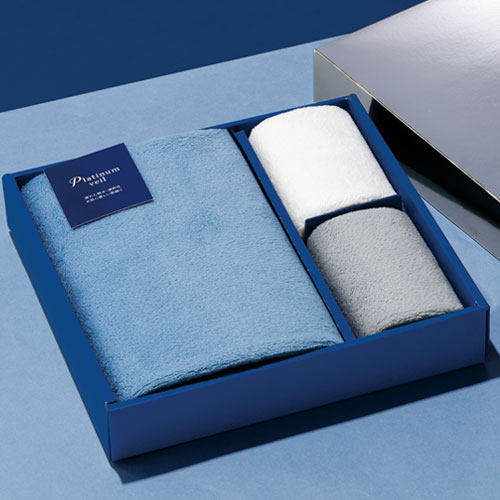プラチナヴェール・フェイスタオル＋ミニタオル２Pセット