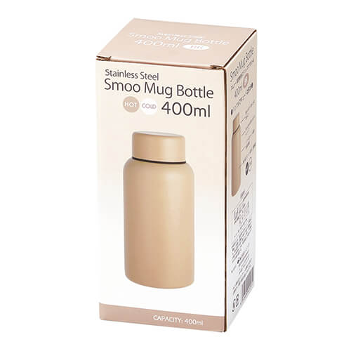 Smoo・真空二重構造ステンレスボトル400ml