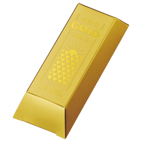 ゴージャス ゴールドバータオル