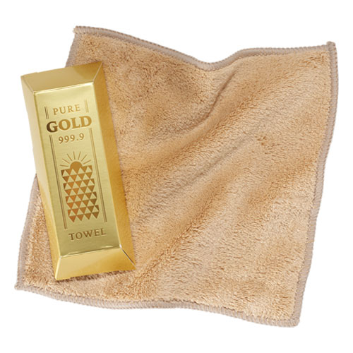 ゴージャス ゴールドバータオル