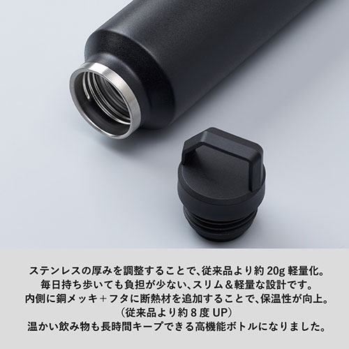Zalattoサーモハンドルスリムボトル　ver.2