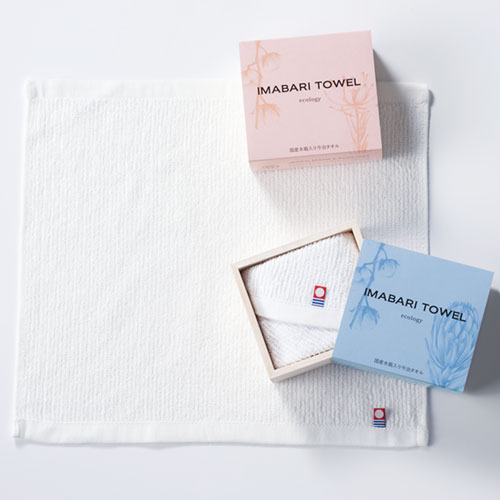 国産木箱入 今治やさしいハンドタオル