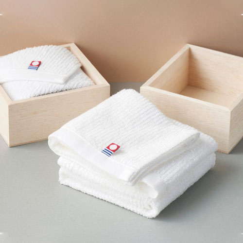 国産木箱入 今治やさしいハンドタオル