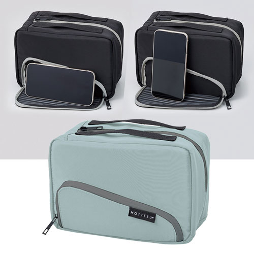 スマホが立てられるクーラーランチポーチ