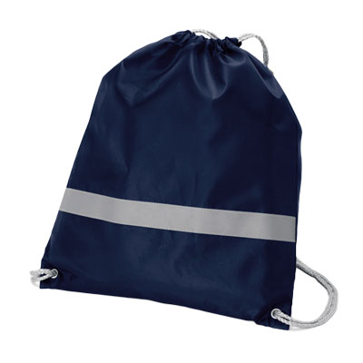 リフレクター付巾着リュック