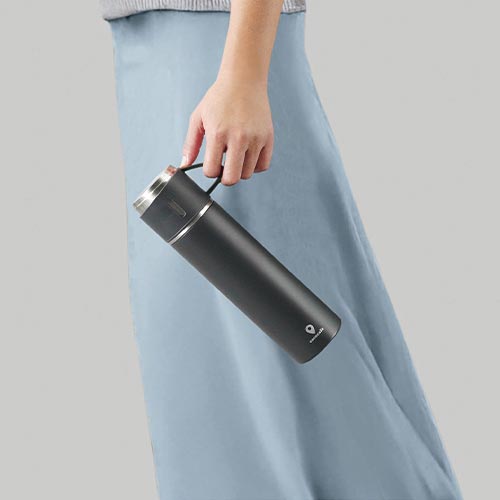 ココカフェ- コップ付き真空二重ボトル 450ml
