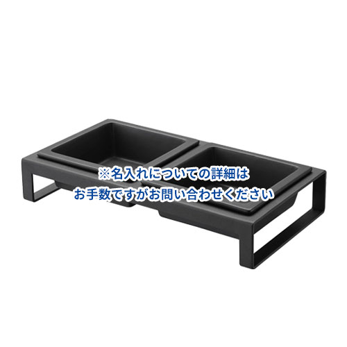 山崎実業 Yamazaki ペットフードボウルスタンドセット タワー