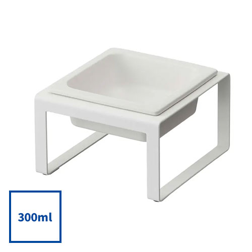 山崎実業 Yamazaki ペットフードボウルスタンド タワー トール