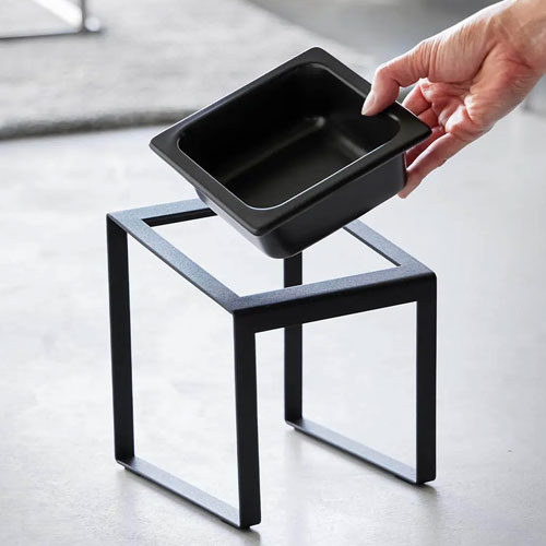 山崎実業 Yamazaki ペットフードボウルスタンド タワー 斜めハイタイプ