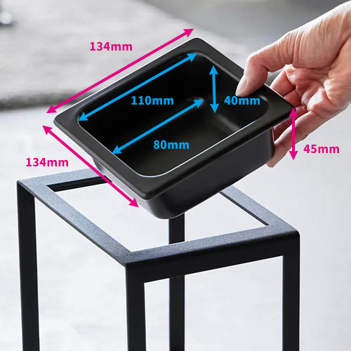 山崎実業 Yamazaki ペットフードボウルスタンド タワー 斜めハイタイプ