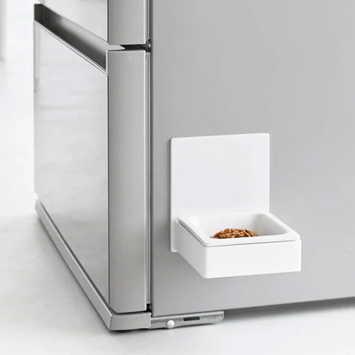 山崎実業 Yamazaki マグネットペットフードボウル タワー