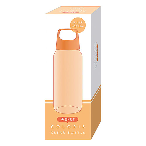 カラリス／再生PETクリアカラーボトル500ml