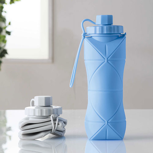 コルン/シリコン折りたたみボトル600ml