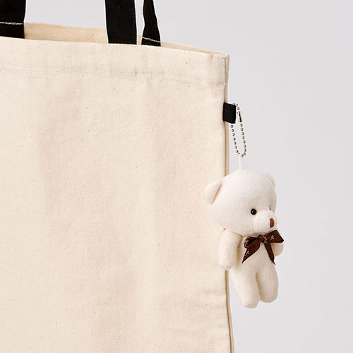 キャンバスフラットトートループ付